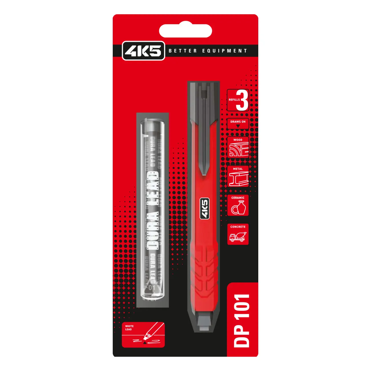 DP Industries Clip Strip Garden Marker Pen, Pack of 4, Model: GM77BLK-4PK