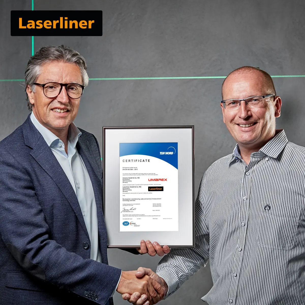 Zertifizierung Laserliner Wonisch Vöbel